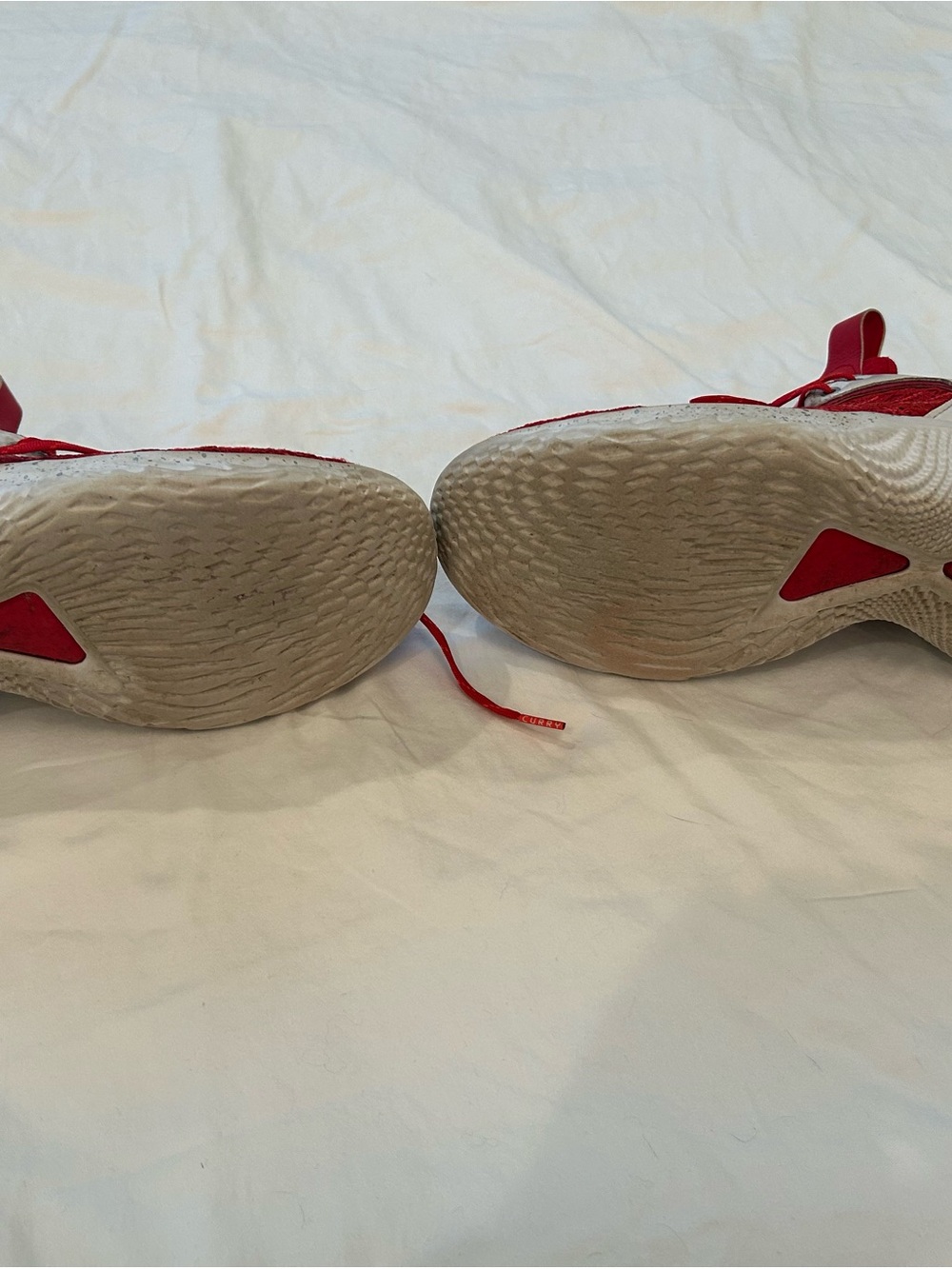 Under Armour Curry Flow 9 | Team Red & White | Men’s 9.5 - Picture 5 of 7